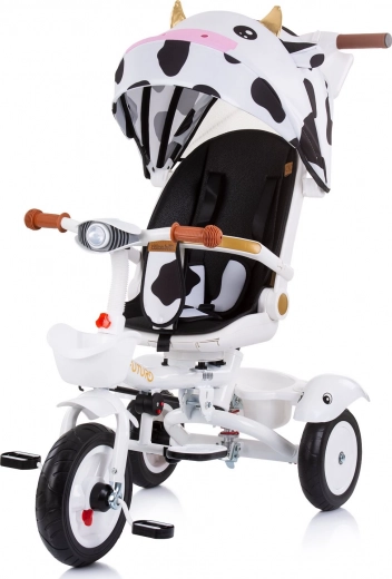 Futuro 2-in-1 Tricycle with Canopy Cow CHIPOLINO