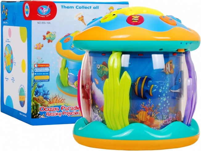 Projector "Underwater World" for children 3+ Lights Music Box Sleep Aid