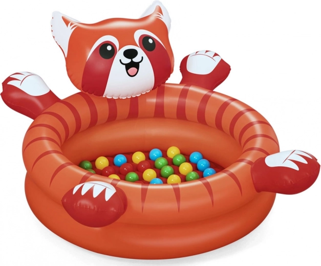 Roztomilý design červené pandy