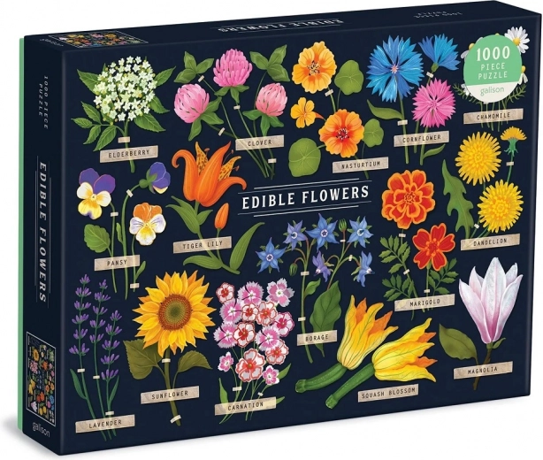 Galison Puzzle Edible Flowers 1000 Pieces