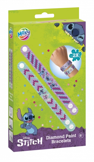 Pittura diamantata - creazione di braccialetti con motivo Stitch