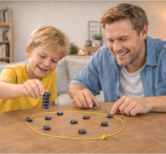 Sjov for børn og voksne, hjemme og på farten