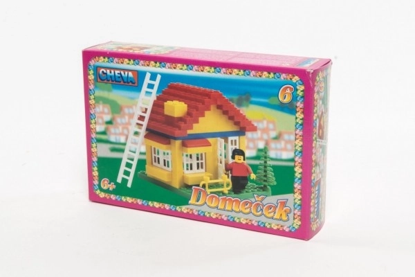 CHEVA építőkészlet Házikó, 86 darab