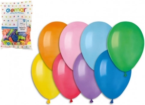 Opblaasbare pastel ballonnen 8" 100 stuks