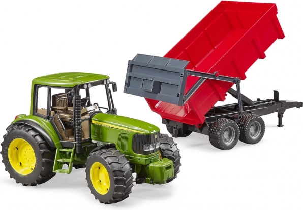 Bruder traktor John Deere so sklápačkou 1:16