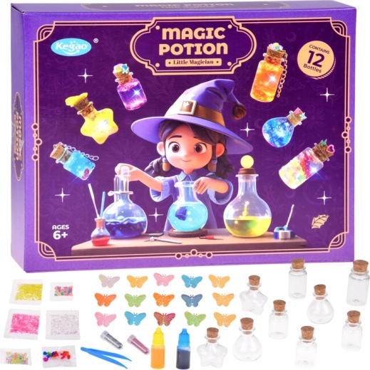 Set creativo per bambini: pozioni magiche e mini boccette