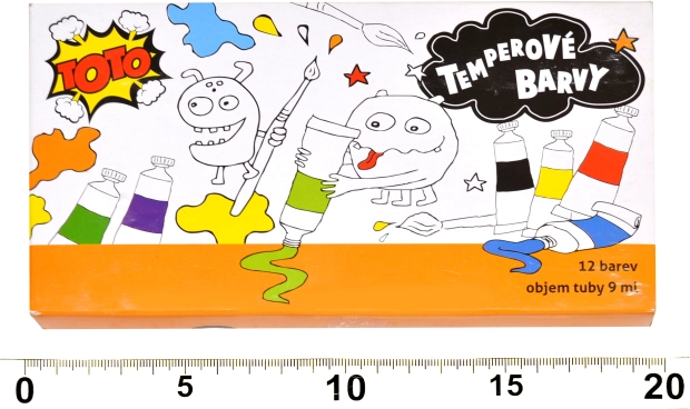 Set of Tempera Colors 12 pcs