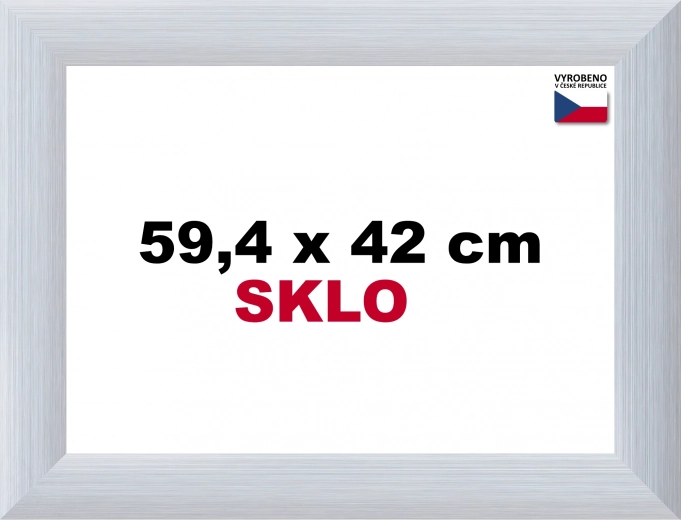 Aluminum Frame for Puzzle 59.4 x 42 cm - Silver