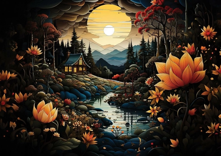 Puzzle Night Beauties 1000 pieces