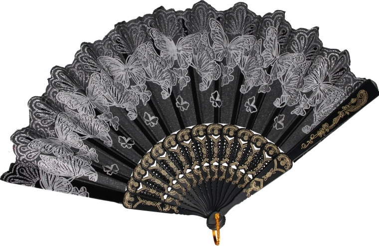 Elegant butterfly motifs and sparkling details