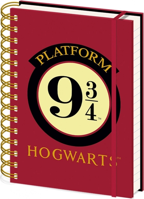 Ring-bound Notebook A5 Harry Potter - Platform 9 and 3/4