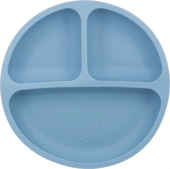 Silicone Plate with Mickey Mouse Design