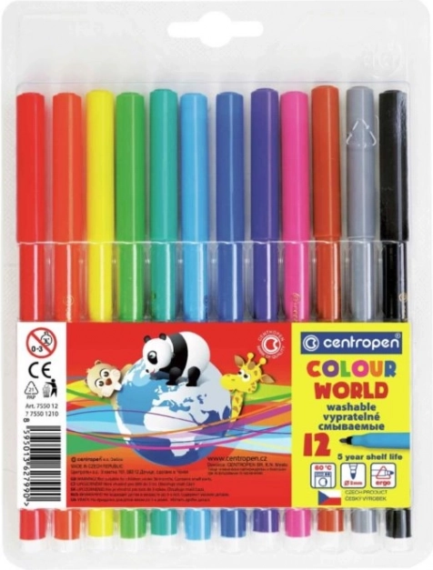 Colorful Markers CENTROPEN - 12 Colors