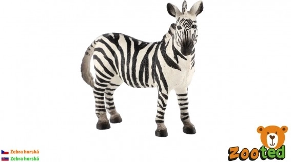 plastic figurine mountain zebra 11 cm
