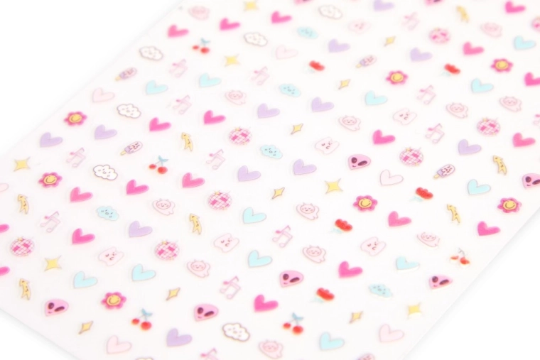 Glossy mini stickers