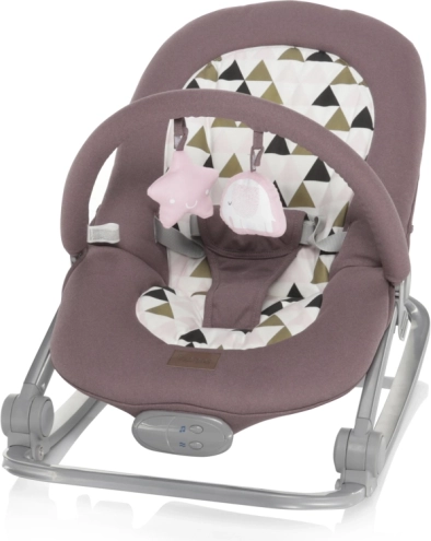 Relax Bouncer with Pink Triangles