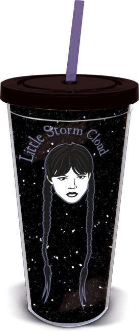 Fashionable Mug with Straw 560 ml