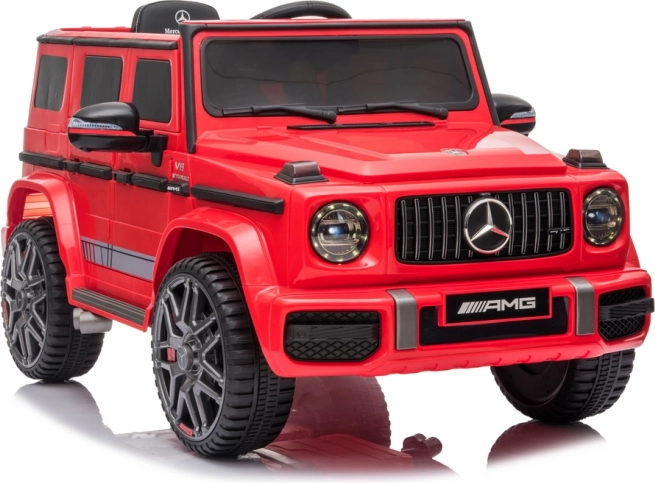 Children's battery-powered car Mercedes G63 red