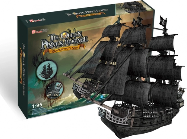 3D Puzzle Sailing Ship Queen Anne's Revenge by CubicFun