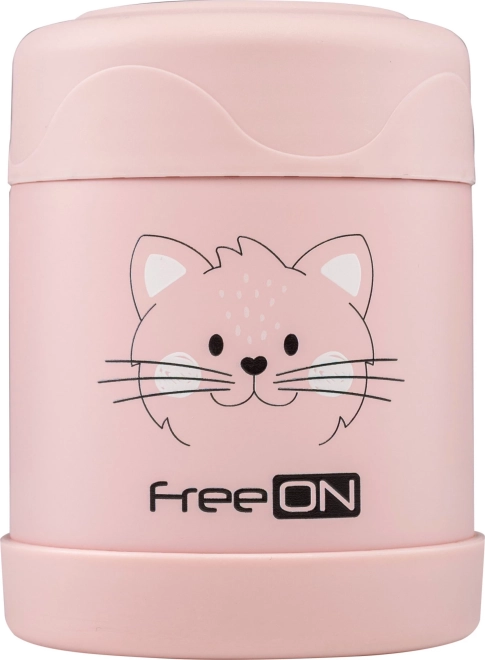 FreeON Thermos for Food 350 ml Pink