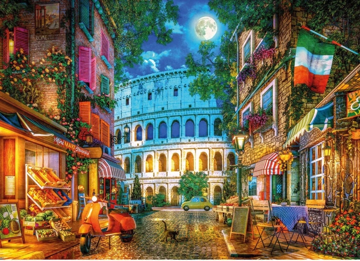 Colosseum by Moonlight Puzzle 1000 Pieces GIBSONS
