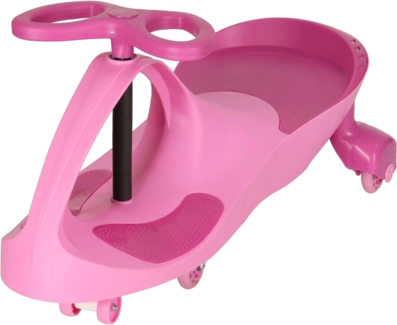 Draisienne enfant rose avec roues LED lumineuses