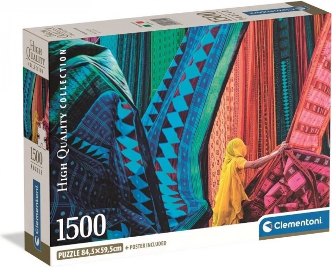 Clementoni puzzle Waving Fabrics 1500 pieces