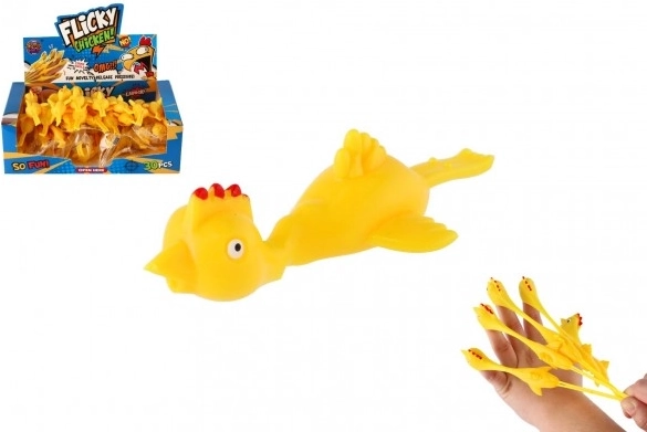Stretchy vliegend anti-stress kuikentje 10cm