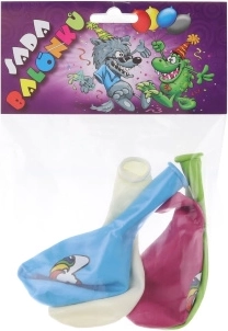 Ballonnen met eenhoornopdruk – set van 4 stuks