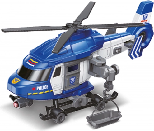 Politiehelikopter met effecten