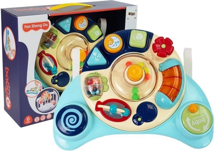 Interactive Baby Panel – Music and Animal Sounds, Blue