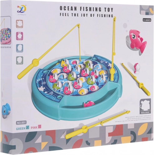 Musical Magnetic Fishing Game – Blue