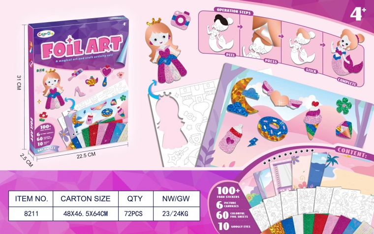 Sticker Art Set Princess + Accessories