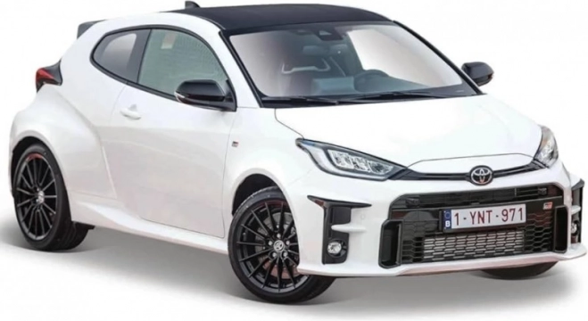 Model Toyota Yaris 2021 hvid 1/24