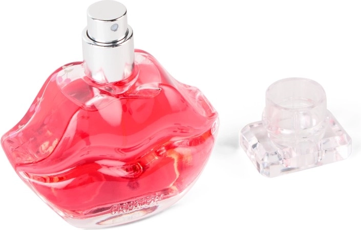 Iconic lip-shaped bottle