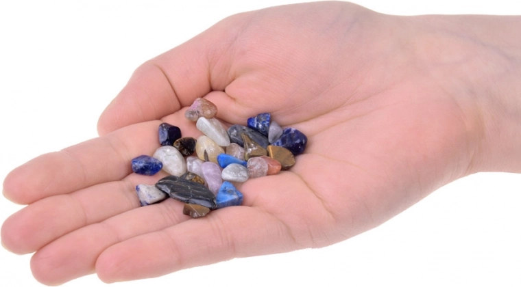 Des cristaux colorés en récompense