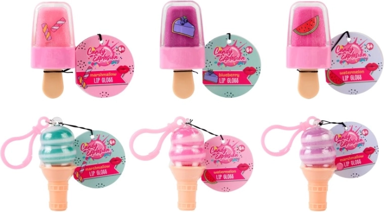Fun ice cream and popsicle shapes
