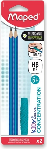 Graphite Pencil Maped Kidy Learn with Chewing Tip
