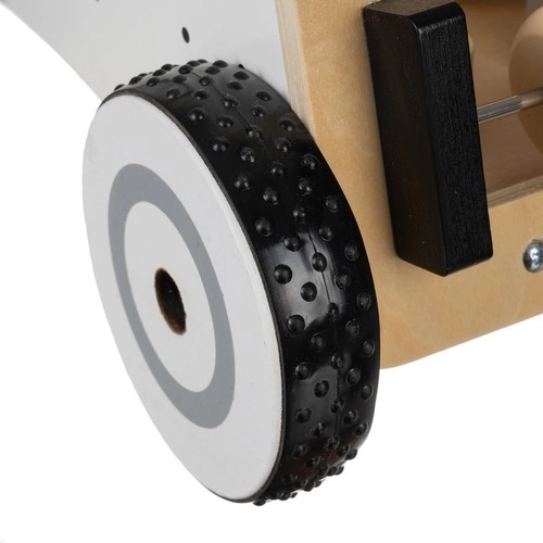 Stabilná jazda s gumovými kolesami