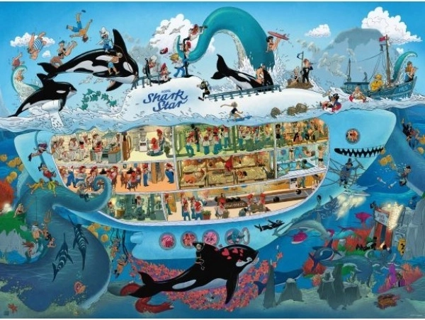 HEYE Puzzle Amusement dans un sous-marin 1500 pièces