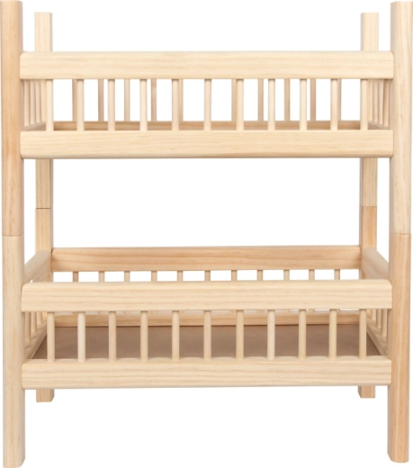 Bois naturel solide et bords sécurisés