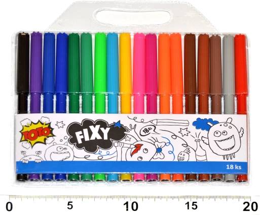 Set di pennarelli colorati 18 pz