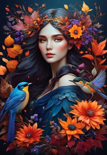 Puzzle Meliae 1000 pieces Bluebird
