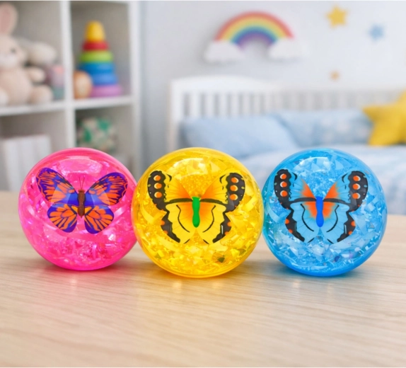 Kleurenflitsen bij elke stuiter