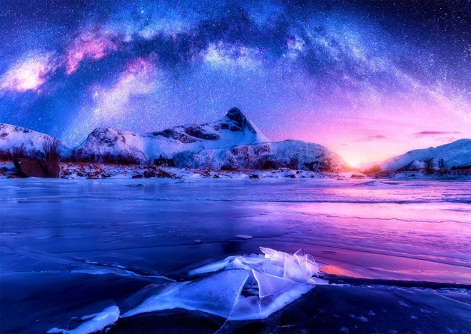 Milky Way over Lofoten Puzzle 1000 pieces