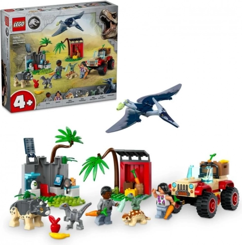 LEGO Jurassic World reddingscentrum voor kleine dinosaurussen