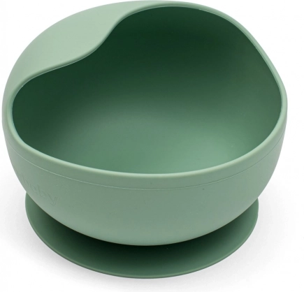 Silicone Bowl with Suction Green New Baby