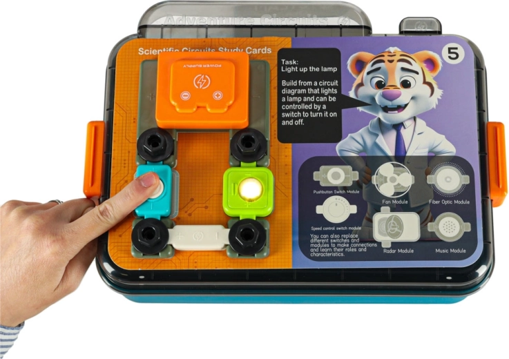 Postavte skutočné elektrické obvody ľahko a bezpečne