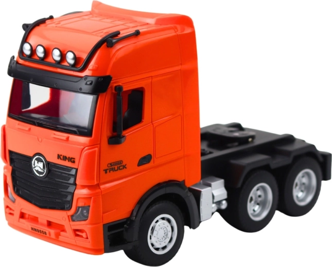 Realistic cab and detachable trailer