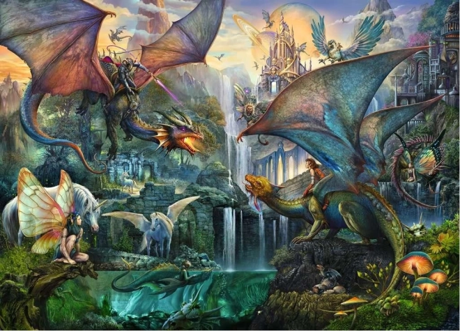Ravensburger Puzzle Enchanted Dragon Forest 9000 Pieces